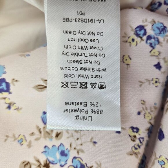 NWT Lavish Alice Bardot Floral Off The Shoulder Cowl Midi Dress Size 8 - Picture 9 of 10